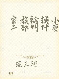 家族轮换小说第二部叫什么名字