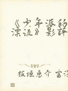 《少年派的奇幻漂流》影评封面