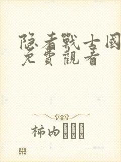 隐者战士国语版免费观看