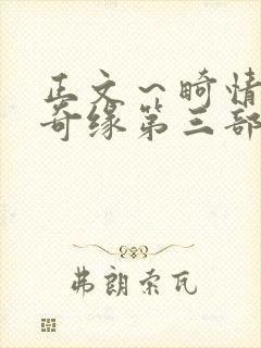 正文～畸情内裤奇缘第三部