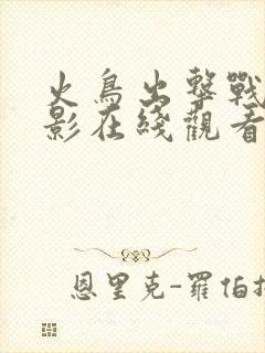 火鸟出击战争电影在线观看免费高清封面