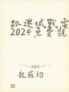 孤迷城战电视剧2024免费观看