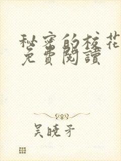 秘密的校花小说免费阅读