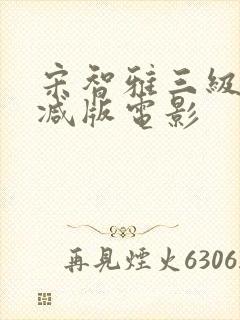 宋智雅三级无删减版电影