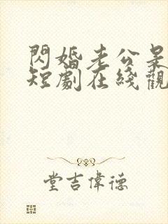 闪婚老公是总裁短剧在线观看