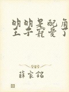 明明是配角却被王子宠爱了漫画免费阅读