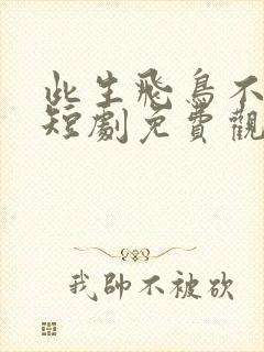 此生飞鸟不相逢短剧免费观看