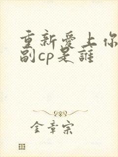 重新爱上你泰剧副cp是谁