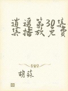 逍遥第30集全集播放免费观看