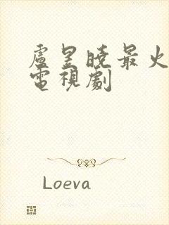 卢昱晓最火十部电视剧