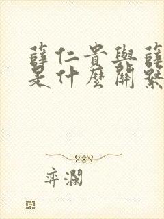 薛仁贵与薛丁山是什么关系