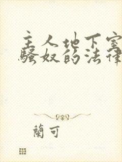 主人地下室惩罚骚奴的法律后果