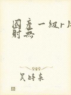 国产一级r片内射无封面