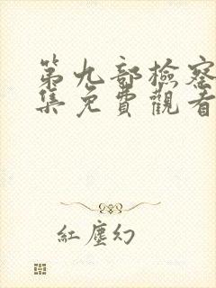 第九部检察官全集免费观看