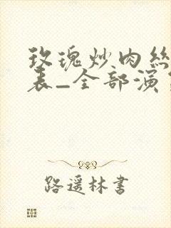 玫瑰炒肉丝演员表_全部演员介绍