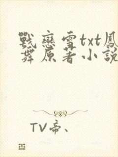 战恋雪txt凤舞原著小说