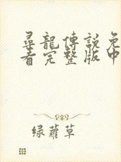 寻龙传说免费观看完整版中文封面