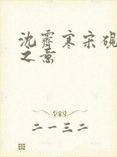 沈霁寒宋砚泽林之意