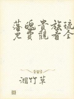 落魄贵族琉璃川免费观看全集高清