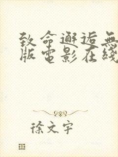 致命邂逅无删减版电影在线完整版