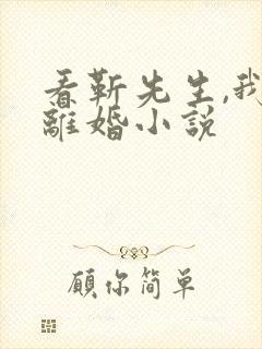 看靳先生,我要离婚小说