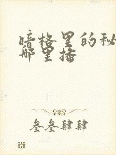 暗格里的秘密在哪里播