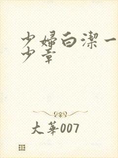 少妇白洁一共多少章