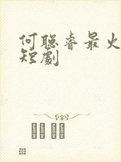 何聪睿最火十部短剧封面