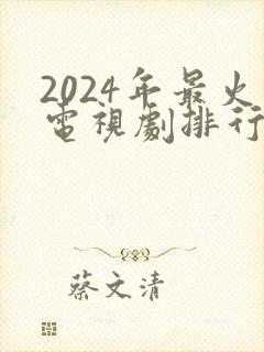 2024年最火电视剧排行榜