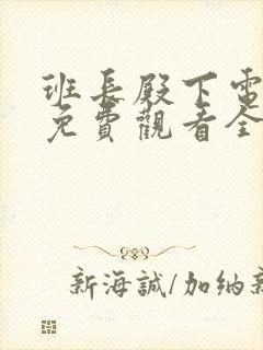 班长殿下电视剧免费观看全集完整版封面