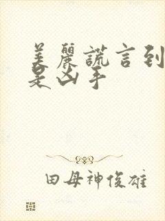 美丽谎言到底谁是凶手