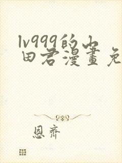 lv999的山田君漫画免费