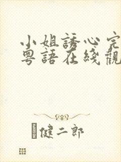 小姐诱心完整版粤语在线观看视频