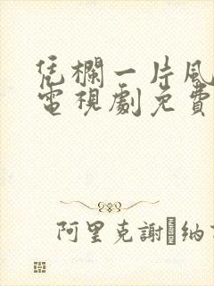 凭栏一片风云起电视剧免费观看全集