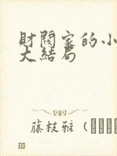 财阀家的小儿子大结局