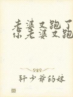 老婆又跑了少帅你老婆又跑了