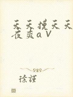天天摸天天操夜夜爽a∨