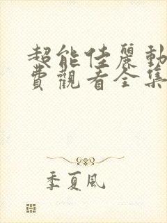 超能佳丽动漫免费观看全集高清