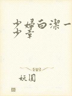 少妇白洁一共多少章封面