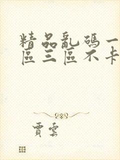 精品乱码一区二区三区不卡