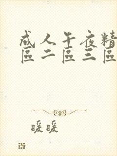 成人午夜精品一区二区三区