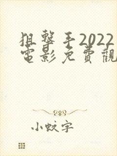 狙击手2022电影免费观看完整版封面