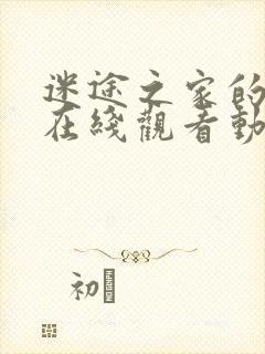 迷途之家的姐姐在线观看动漫