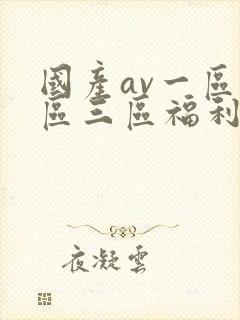 国产av一区二区三区福利