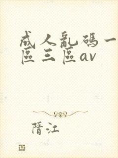 成人乱码一区二区三区av