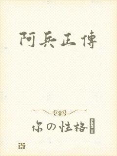 阿兵正传封面