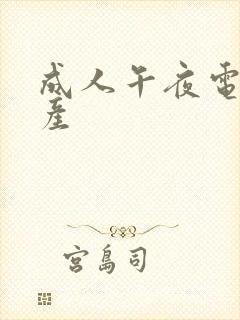 成人午夜电影国产