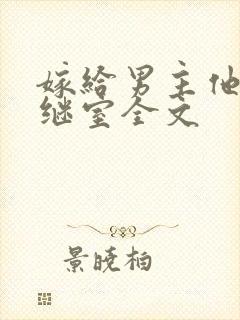 嫁给男主他爹当继室全文