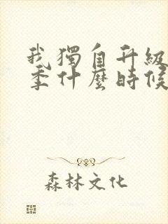 我独自升级第三季什么时候出?封面