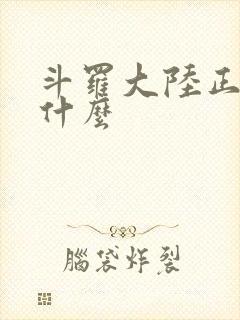 斗罗大陆正版叫什么